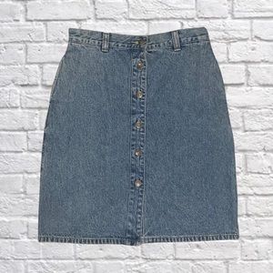 Vintage 90's Denim Midi Skirt